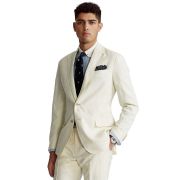 Polo Ralph Lauren Men’s Polo Soft Slub Linen Suit Jacket Cream M B4HP $398