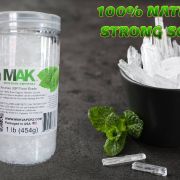 MAK Menthol Crystals 1 lb Pure Organic 100% Natural Menthol Crystals In a Jar