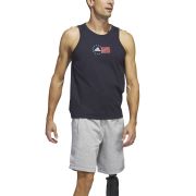 Adidas Men’s American Flag Tank Legend Ink B4HP