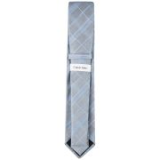 Calvin Klein Men’s Seasonal Plaid Tie Light Blue OS B4HP