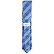 Calvin Klein Men’s Tonal Striated Plaid Tie OS B4HP