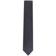 Calvin Klein Men’s Striped Solid Tie Black OS B4HP