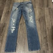 levi’s men’s 511 slim fit jeans Size 100% Cotton Distressed 34 X 34 B4HP NO TAGS