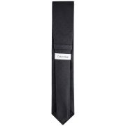 Calvin Klein Men’s Tonal Square Solid Tie Black OS B4HP