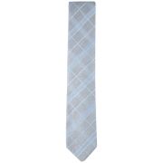 Calvin Klein Men’s Seasonal Plaid Tie Light Blue OS B4HP