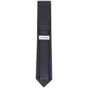 Calvin Klein Men’s Striped Solid Tie Black OS B4HP