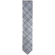 Calvin Klein Men’s Fine Wire Plaid Tie OS B4HP