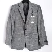 Lauren Ralph Lauren Men’s Classic Fit UltraFlex Grey Plaid Sport Coat 40R B4HP