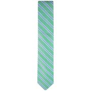 Tommy Hilfiger Men’s Oxford Stripe Tie Green OS B4HP