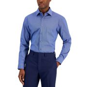 Alfani Men’s Regular Fit Stain Resistant Honeycomb Dress Shirt B4HP