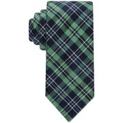 Tommy Hilfiger Men’s Classic Plaid Tie NavyGreen OS B4HP