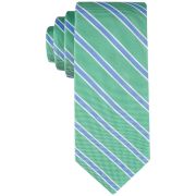 Tommy Hilfiger Men’s Oxford Stripe Tie Green OS B4HP