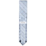 Calvin Klein Men’s Seasonal Stripe Plaid Tie Light Blue OS B4HP