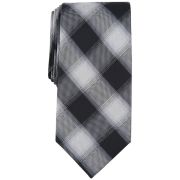 Michael Kors Men’s Denton Check Tie Black OS B4HP