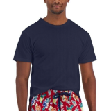 Club Room Men's Shirt Pajama Navy Medium No Pants B4HP