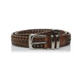 Perry Ellis Portfolio Men's Leather Braided Belt B4HP