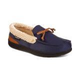 Isotoner Men's Vincent Moc Slipper Blue B4HP
