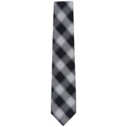 Michael Kors Men’s Denton Check Tie Black OS B4HP