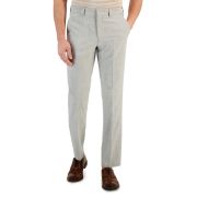 HUGO by Hugo Boss Men’s Modern-Fit Superflex Suit Dress Pants Grey B4HP