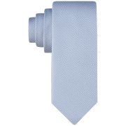 Calvin Klein Men’s Mini-Stripe Solid Tie Light Blue OS B4HP