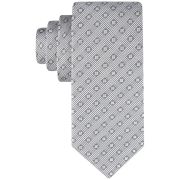 Calvin Klein Men’s Square Grid Neat Tie Cream OS B4HP