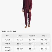 Nautica Men’s 2-Pc. Relaxed-Fit Buffalo Plaid Waffle-Knit T-Shirt Pajama Pant L