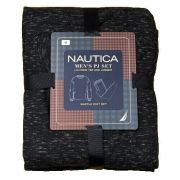 Nautica Men’s 2-Pc. Relaxed-Fit Waffle-Knit T-Shirt & Pajama Pants Set B4HP