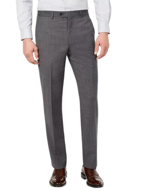 Lauren Ralph Lauren Men's Classic-Fit Flat Front Suit Pants Grey 34x30 B4HP $190