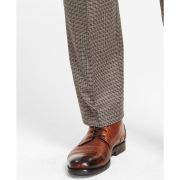 Lauren Ralph Lauren Mens Classic-Fit Stretch Check Dress Pants brown 36×34 B4HP