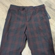 Tommy Hilfiger Men’s Modern Fit Stretch Performance Pant Burgundy Red 32×30 B4HP