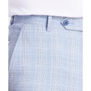 Alfani Men’s Slim-Fit Stretch Solid Suit Pants Blue Plaid B4HP $135