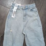 Tinseltown Juniors’ Ripped Raw-Hem Loose Jeans B4HP
