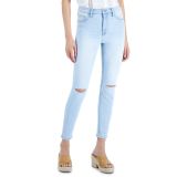 Celebrity Pink Juniors' Ripped Skinny Ankle Jeans Candy Kiss B4HP