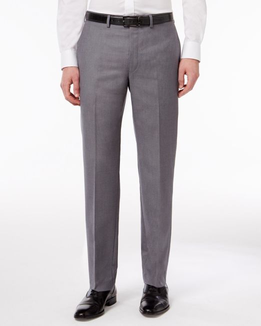 Calvin Klein Men's Slim-Fit Dress Pants Gray 36x30 B4HP