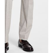 Calvin Klein Men’s Slim-Fit Plaid Performance Dress Pants Beige B4HP