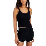 Hippie Rose Juniors' Lace-Trim Tank Top B4HP