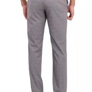 Perry Ellis Portfolio Men’s Slim-Fit Stretch Pants Dark Gray B4HP