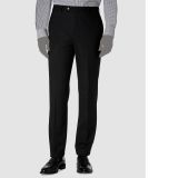Lauren Ralph Lauren Men's Classic-Fit Flat-Front Dress Pants Black 36x32 B4HP