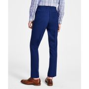 DKNY Men’s Modern-Fit Solid Dress Pants Navy 33×30 B4HP