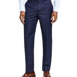 Lauren Ralph Lauren Men's Classic-Fit Stretch Flat Front Suit Pants Navy B4HP