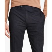 Calvin Klein Men’s Slim-Fit Performance Dress Plaid Pants Charcoal Blue B4HP