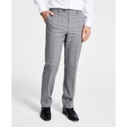 Lauren Ralph Lauren Men’s Classic-Fit Stretch Suit Pants Wht/Blk 42×30 B4HP $190