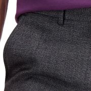 Armani Exchange Men’s Slim-Fit Windowpane Wool Suit Pants Grey Pindot 34×32 B4HP