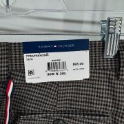 Tommy Hilfiger Men’s Modern-Fit Stretch Performance Pants Brown B4HP