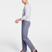 Michael Kors Men’s Classic Fit Cotton Stretch Pants Ash Blue 36×32 B4HP