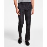 Bar III Men's Slim-Fit Check Suit Pants Brown B4HP $175