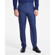 Michael Kors Men’s Classic-Fit Stretch Wool-Blend Suit Pants Blue B4HP $190