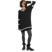 Roxy Juniors’ Rose Mood Sweater Dress Anthracite M/L B4HP NO TAGS