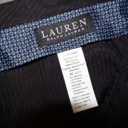 Lauren Ralph Lauren Men’s Classic-Fit Stretch Suit Pants Wht/Blk 42×30 B4HP $190