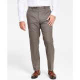 Lauren Ralph Lauren Mens Classic-Fit Stretch Check Dress Pants brown 36x34 B4HP